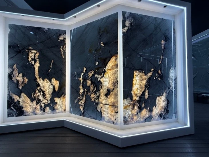 Black marble slab project